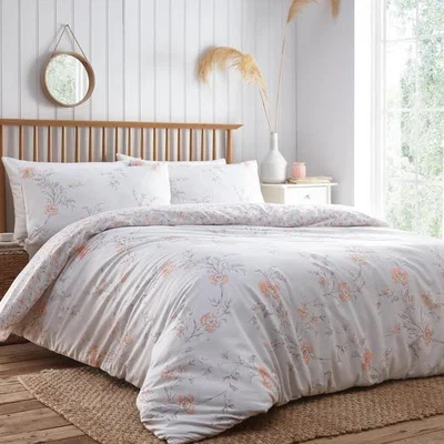 The Range Yasmina Duvet Set - Orange / Double