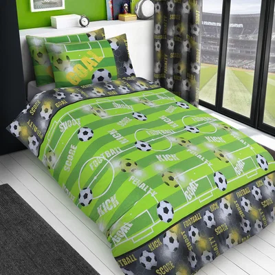 The Range Football Goal Galore Duvet Set - Green / Double