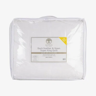The Range Duck Feather and Down 10.5 Tog Quilt - Super King size