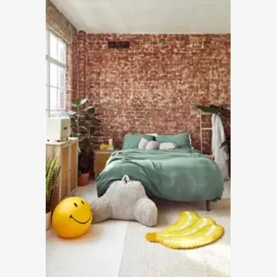 Urban Outfitters Forest Crinkle Duvet Set - Dark Green Double at Urban Outfitters