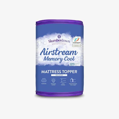 Habitat Slumberdown Airstream Memory Fibre Mattress Topper - Single