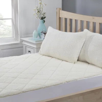 The Range Teddy Bear Mattress Enhancer - White / Single