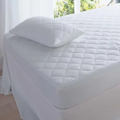 The Range Luxury Quilted Anti Allergenic Mattress Protector - White / Small Single
