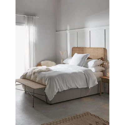 Cox and Cox Wicker Headboard - Double