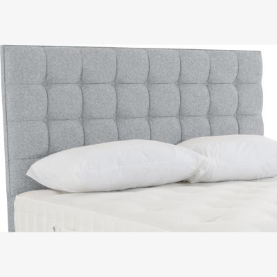 Furniture Village Hypnos - Halton Floor Standing Headboard - Double - Brooklyn Smoke