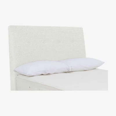 Furniture Village Hypnos - Askett Floor Standing Headboard - Double - Imperio Cream