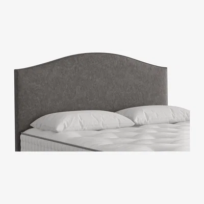 Furniture Village Vispring - Iris Floor Standing Headboard - Small Double - Grey
