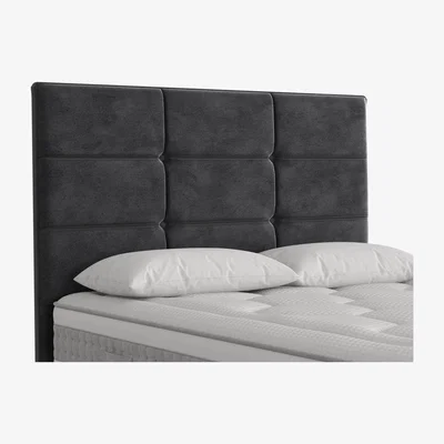 Furniture Village Mammoth - Steffie Floor Standing Headboard - Small Double - Grey