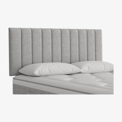 Furniture Village Mammoth - Peaches Strutted Headboard - Small Double - Silver
