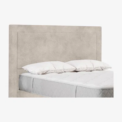 Furniture Village Sealy - Beetham Floor Standing Headboard - Double - Velvet Dove