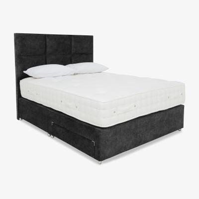 Furniture Village Highgrove - Sanctum Nature 2000 2 Drawer Divan Set with Fytche Headboard - Double - Linoso Granite