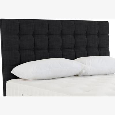 Furniture Village Hypnos - Halton Floor Standing Headboard - Double - Linoso Slate