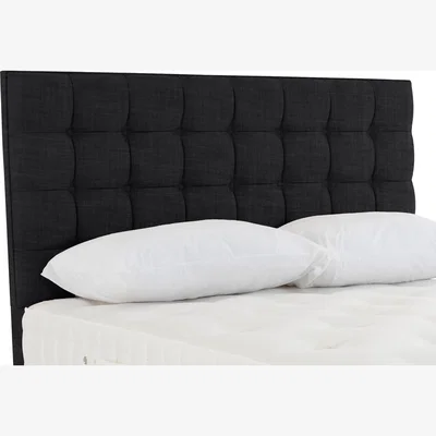 Furniture Village Hypnos - Halton Floor Standing Headboard - Double - Linoso Slate
