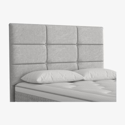 Furniture Village Mammoth - Steffie Floor Standing Headboard - Small Double - Silver