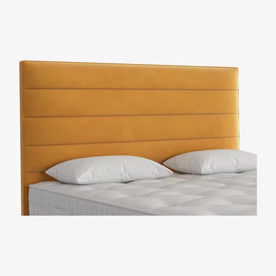 Furniture Village Sleep Story - Horizon Floor Standing Headboard - Double - Yellow