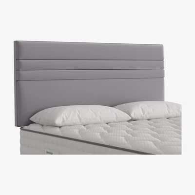 Furniture Village Silentnight - Breeze Strutted Headboard - Double - Grey