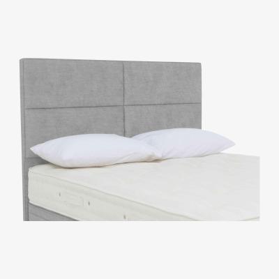 Furniture Village Hypnos - Crowell Floor Standing Headboard - Double - Crystal Grey