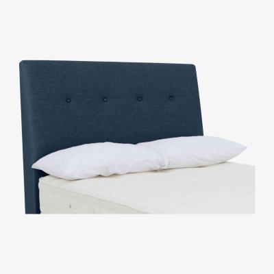 Furniture Village Hypnos - Askett Floor Standing Headboard - Double - Granite Blue