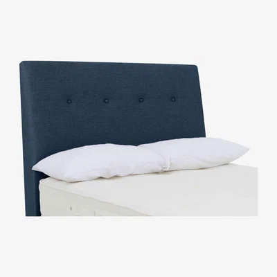 Furniture Village Hypnos - Askett Floor Standing Headboard - Double - Granite Blue