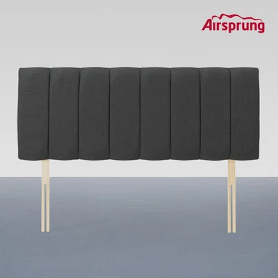 Furniture123 Airsprung Corston Double Linoso Headboard - Charcoal