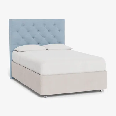 Heal's Heal's Balmoral Headboard Double Capelo LinenCotton Sea Shanty - Heal's UK Furniture