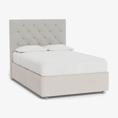 Heal's Heal's Balmoral Headboard Double Capelo LinenCotton Sea Salt - Heal's UK Furniture