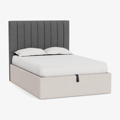 Heal's Heal's Retta Headboard Double Tejo Recycled Noir - Heal's UK Furniture