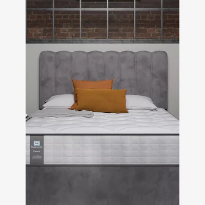 John Lewis Sealy Shard Upholstered Strutted Headboard, Double