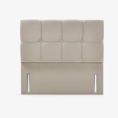 John Lewis John Lewis & Partners Natural Collection Tatton Full Depth Headboard, Canvas Pebble, Double