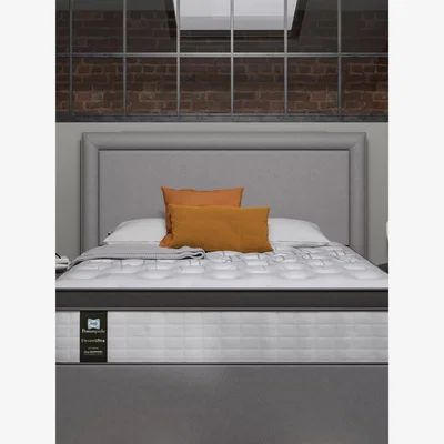 John Lewis Sealy Beetham Full Height Upholstered Headboard, Double