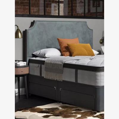 John Lewis Sealy Tate Full Height Upholstered Headboard, Double