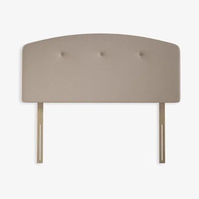 John Lewis John Lewis & Partners Grace Strutted Upholstered Headboard, Small Double