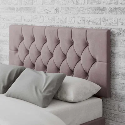 La Redoute Diamond Button Tufted Velvet Headboard