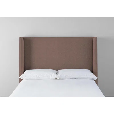 Perch and Parrow Suzie 4'6 Double Headboard in Dark Grape"