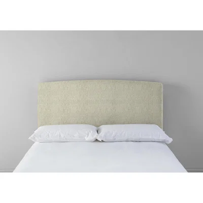 Perch and Parrow Ted 4'6 Double Headboard in Oatmeal"