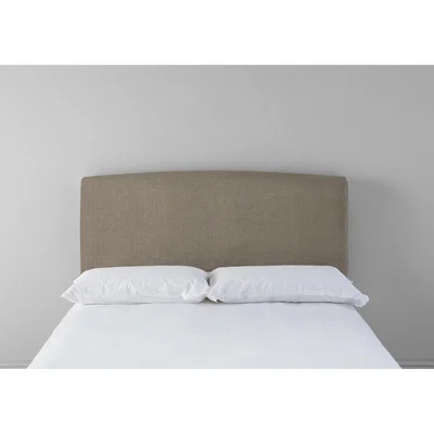 Perch and Parrow Ted 4'6 Double Headboard in Belgian Chocolate"
