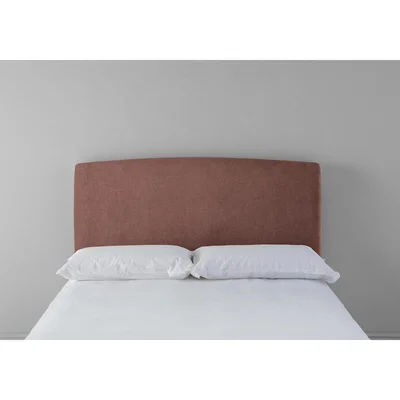 Perch and Parrow Ted 4'6 Double Headboard in Cinnamon Latte"