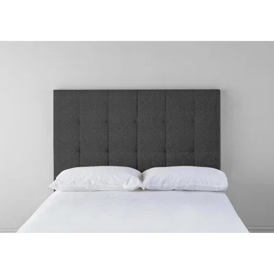 Perch and Parrow Hopper 4'6 Double Headboard in Crow Black"