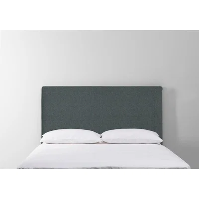 Perch and Parrow Calvin 4'6 Double Size Headboard in Harbour Porpoise"