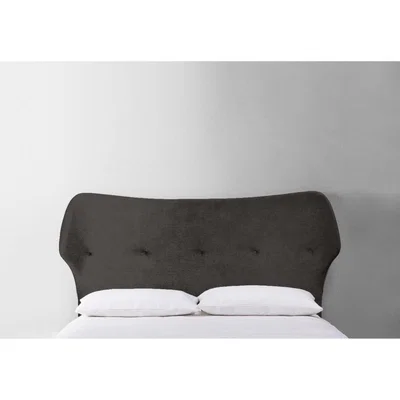 Perch and Parrow Jean 4'6 Double Size Headboard in Mocha"