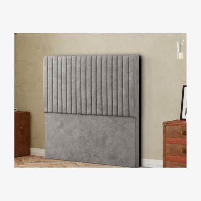 The Range Maryland Headboard Floor Standing Plush - Silver / Double