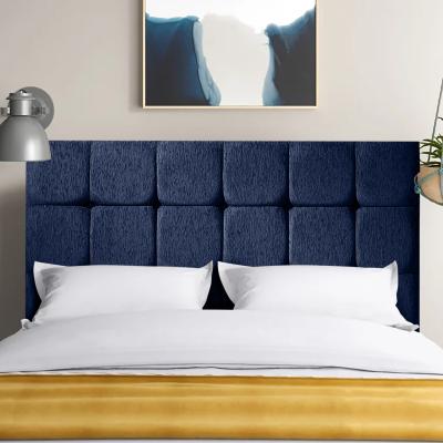 The Range Lexie 54 inch Floorstanding Headboard Plush Velvet - Blue / Double