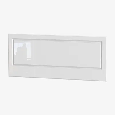 The Range Balmoral White Gloss Headboard - White Gloss / Small Double