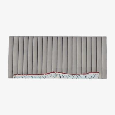 The Range Venti Line Panel Headboard  - Silver   / Double