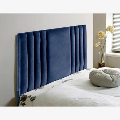 The Range Lewis 54 inch Floorstanding Headboard Plush Velvet - Blue / Double
