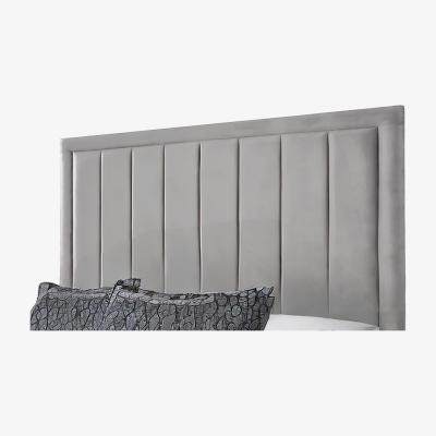 The Range Radnor Panel Headboard  - Silver  / Double