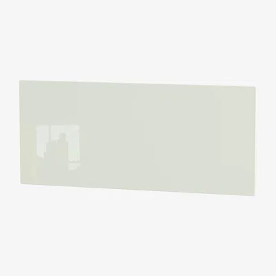 The Range Kensington Kashmir Gloss Headboard  - White / 53cm / Double