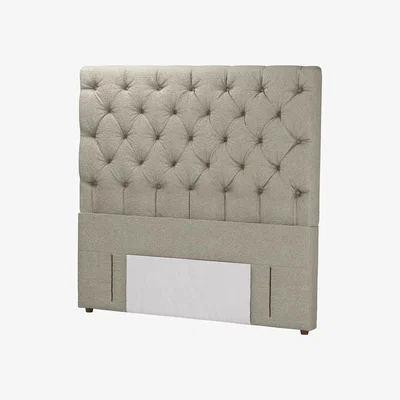 Sofa.com Standalone Rosalie 130cm Double Headboard in Salted Caramel Plush Tweed Boucle - sofa.com