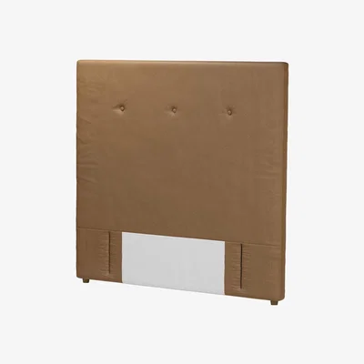Sofa.com Standalone Avery 130cm Double Headboard in Spiced Honey Soft Leather - sofa.com