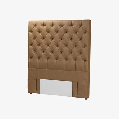 Sofa.com Standalone Rosalie 150cm Double Headboard in Spiced Honey Soft Leather - sofa.com